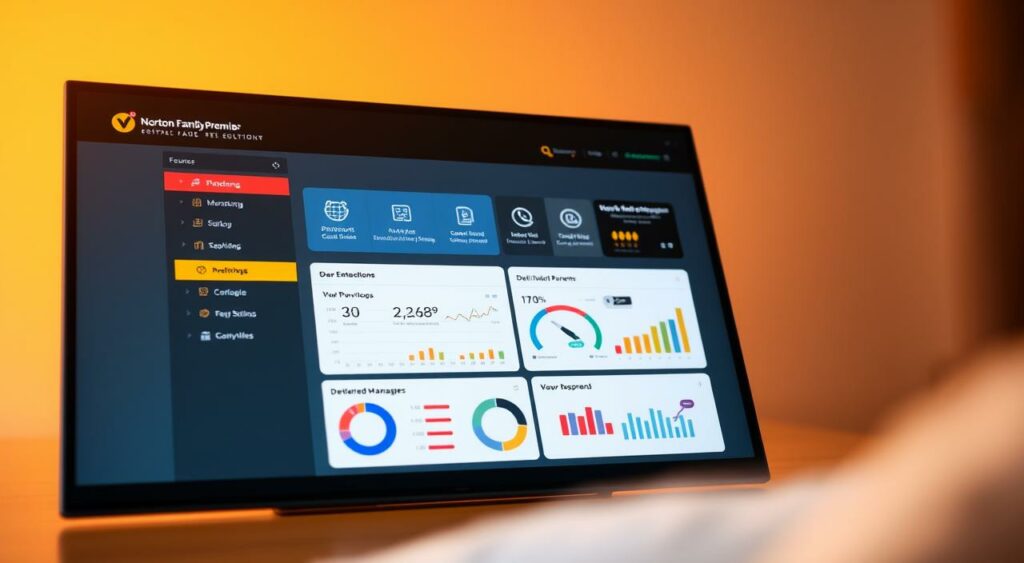 Norton Family features dashboard Norton Family features dashboard